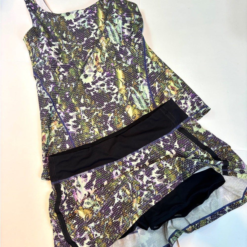 Lululemon Set - Bundle Tennis Pickleball Running Skirt and Top